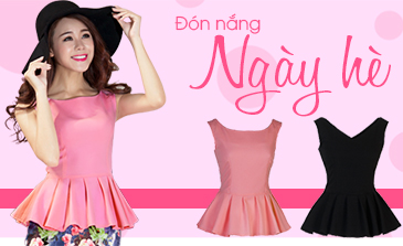 Váy đầm peplum – Đón nắng ngày hè