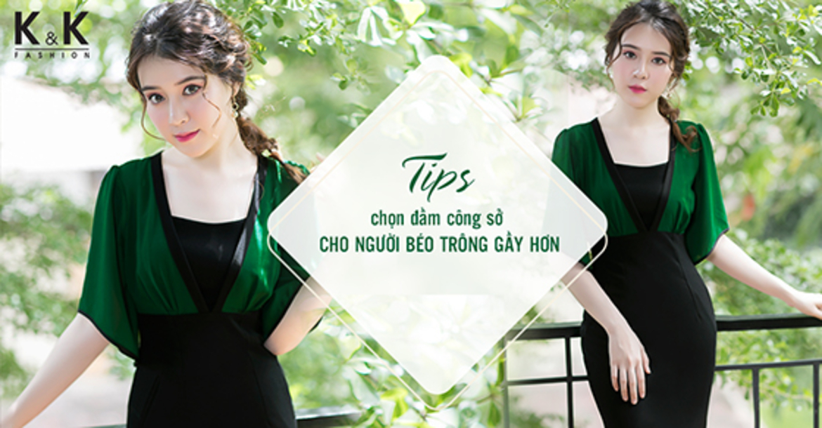 Tips chọn đầm công sở cho người béo trông gầy hơn